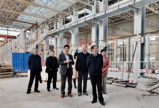 安徽省經信廳陳保章處長一行蒞臨盛世新能源調研指導工作
